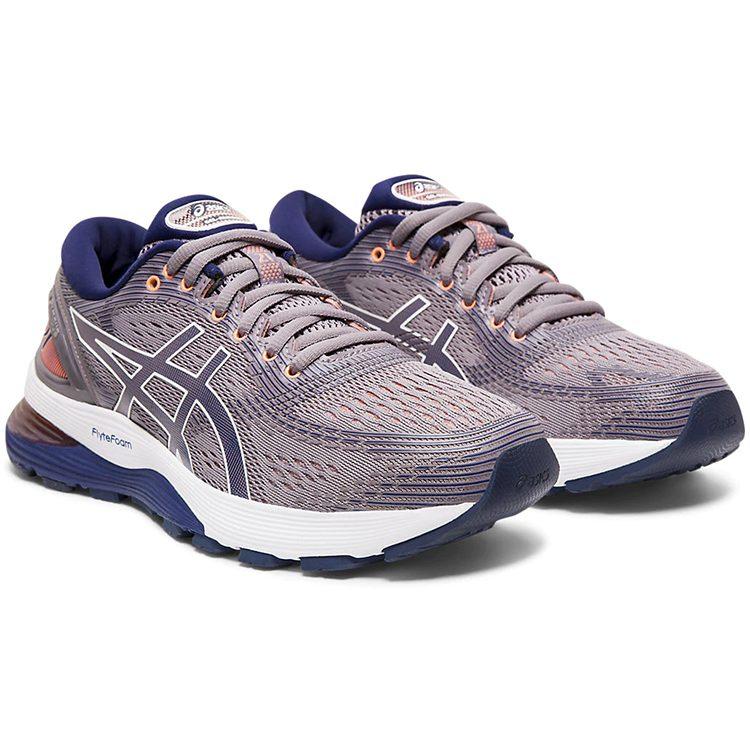Asics Gel Nimbus 21 'Lavender Grey Dive Blue' Damen 1012A156-500