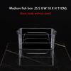 Transparent Square Fish Tank High Quality Plastic Goldfish Tank Aquarium Betta Fish Breeding Box Aquariums Table Decoration
