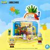 Areax  SquarePants Building Block Box Series 2 Assembly Desktop Desktop Decoration Model Children's Toys Surprise Gifts