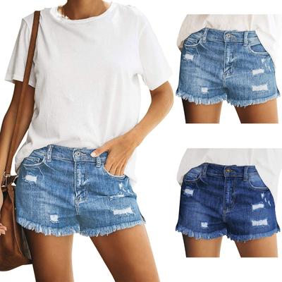 Women's Denim Classic Versatile High Waist Fashionable Shorts