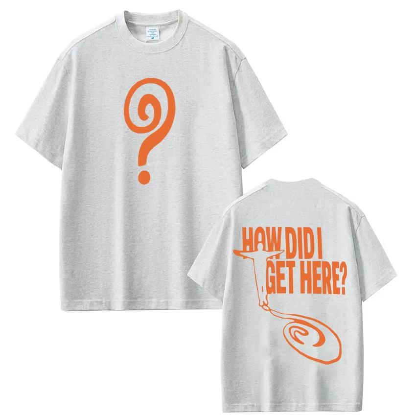 Sänger Louis Tomlinson How Did I Get Here Tour 2026 Print T-Shirt Herren Damen Mode HipHop T-Shirt Hohe Qualität Baumwolle T-Shirts