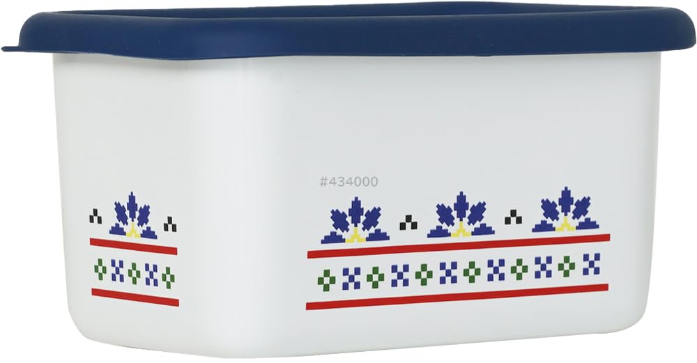 

Контейнер Fuji Enamel Mysa глубокий квадратный L темно-синий MY-DL.N