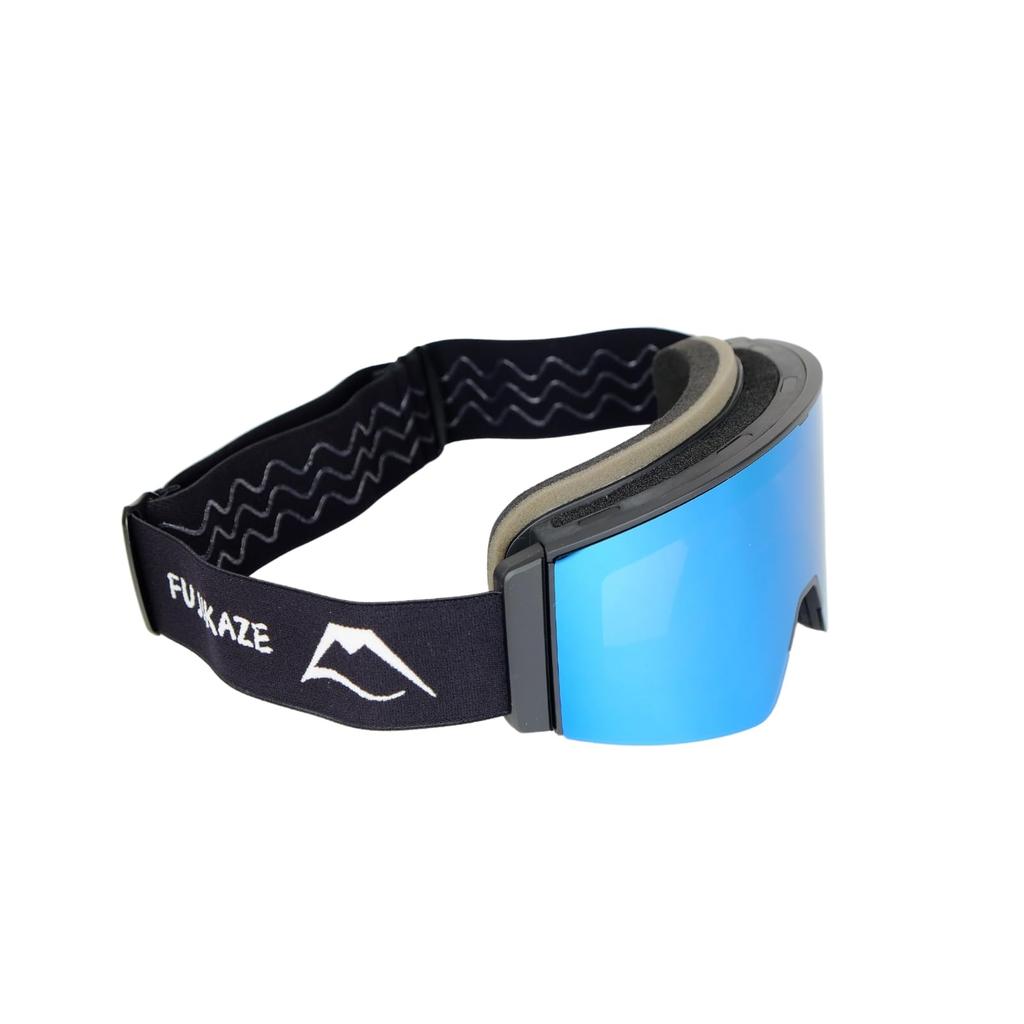 FUJIKAZE Electric Heated Goggles for and Winter Goggles with Full REVO Mirror and UV Protection SNG-03 Snowboarding, Skiing, Mountaineering, Sports,