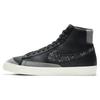 Blazer Mid '77 Vintage 'Recycled Wool Pack   Black Electric Green' Sneakers Skateboard Shoes CW6726-001