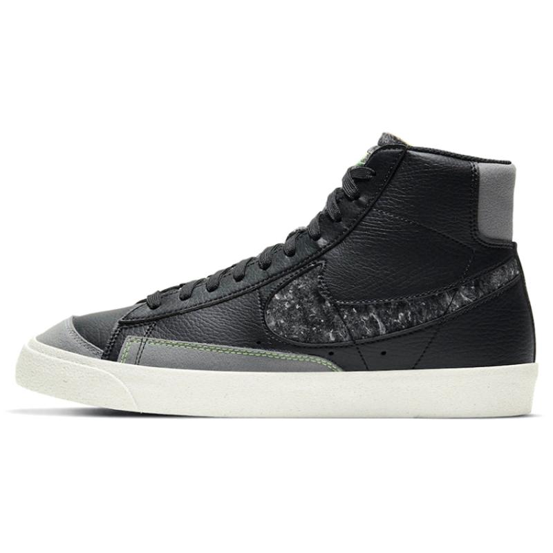 

Nike Blazer Mid 77 Vintage Recycled Wool Pack Black Electric Green Sneakers Skateboard Shoes CW6726-001 36.5