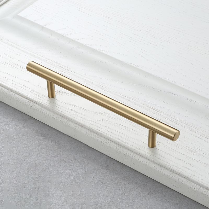 Gold Brass & Pure Copper Handle for Bedside Table, Cabinet, or Door Knob – Multiple Sizes