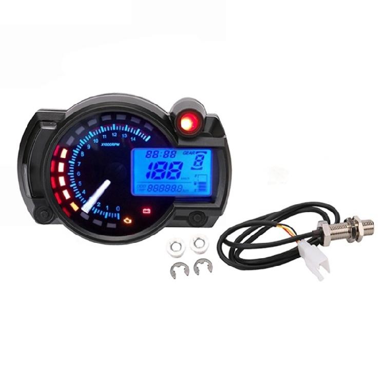 Long Lasting Weatherproof Motorcycle Instrument Cluster Digital Speedometer with Real Time Speed and Distance Monitoring