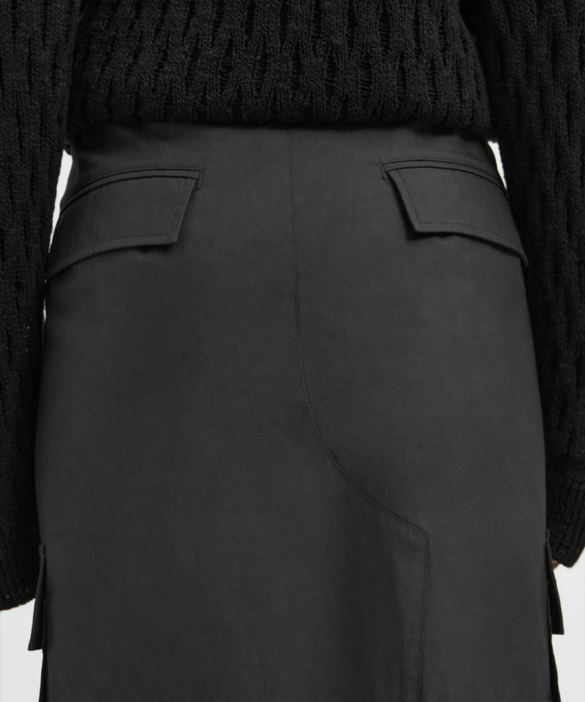 Youth Cargo Maxi Skirt - Charcoal Gray