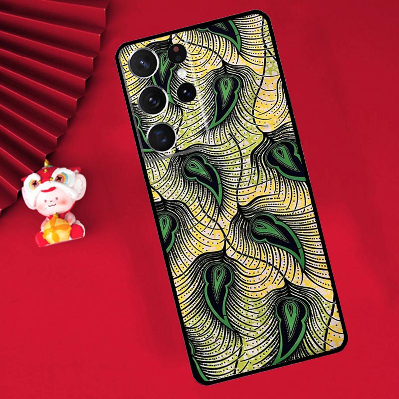 African Wax Print Design Case For Samsung Galaxy S25 S26 Ultra S22 S23 S24 Ultra S20 S21 Plus S10 S25 FE Cover Funda