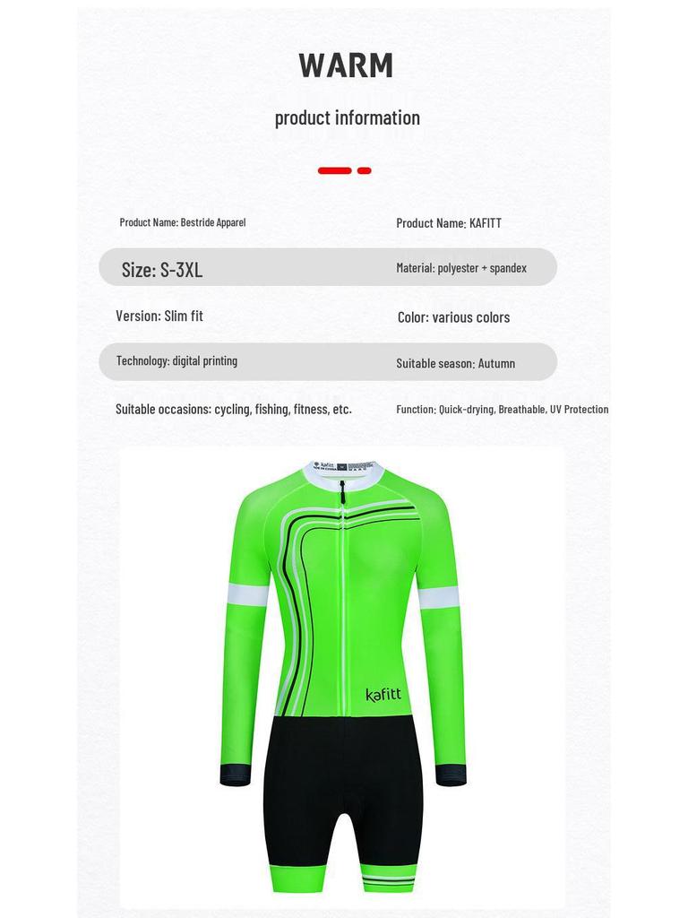 Universal Long-Sleeve Mountain & Road Bike Cycling Suit for Men and Women