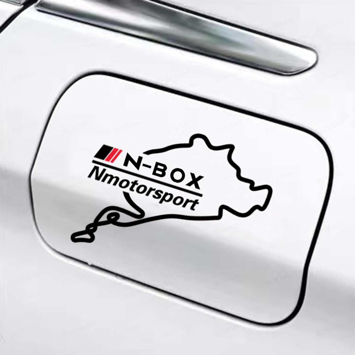

Fuel Filler Cover Sticker N-BOX Rear Glass Rear JF5 JF6 N-BOX чёрный