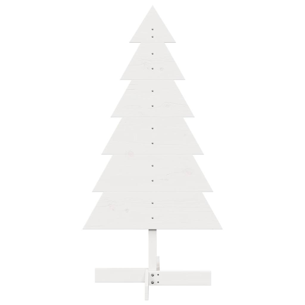 Christmas Tree for Decorating White 120 cm Solid Pine Wood