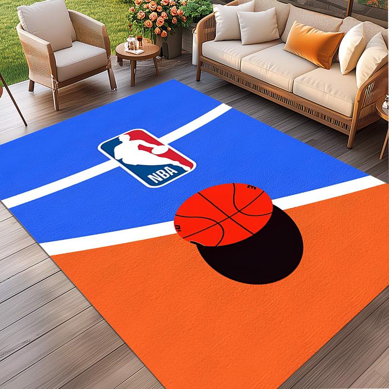 NBA basketball Print Rug, Washable Floor Carpet, For Entryway Dorm Laundry Room Office Study, Home Decor Birthday Christmas Gift