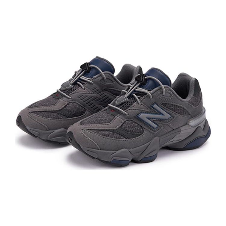 New Balance 9060 Malé Dětské Tenisky Castlerock Dětské Šedá Námořnická Modrá Stříbrno-Metalická PV9060EC