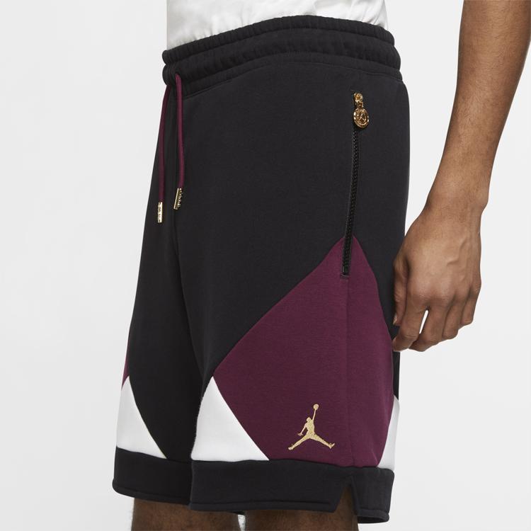 Jordan Paris Saint-Germain Colorblock Casual Sports Shorts Men Bottoms Black CK9759-010