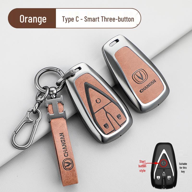 Changan Nuomi Corn Key Case: Lumin Square Candy Car Key Shell for Men & Women