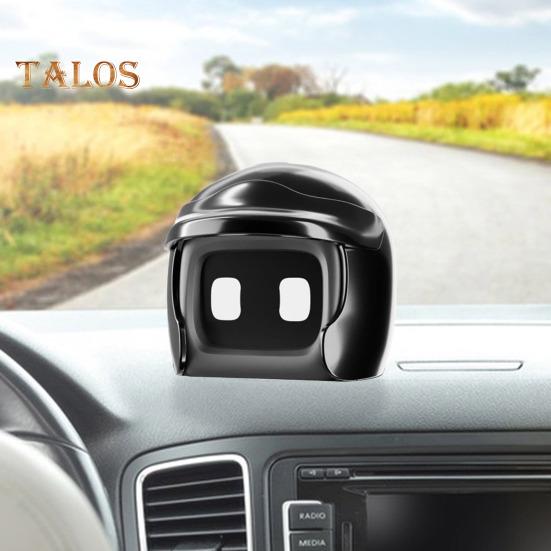 Helm-Auto-Roboter, süßer Fahrkumpel, Roboterfigur, Spielzeugauto, Armaturenbrett, Mini-Ornament, Geschenk für Roboterliebhaber