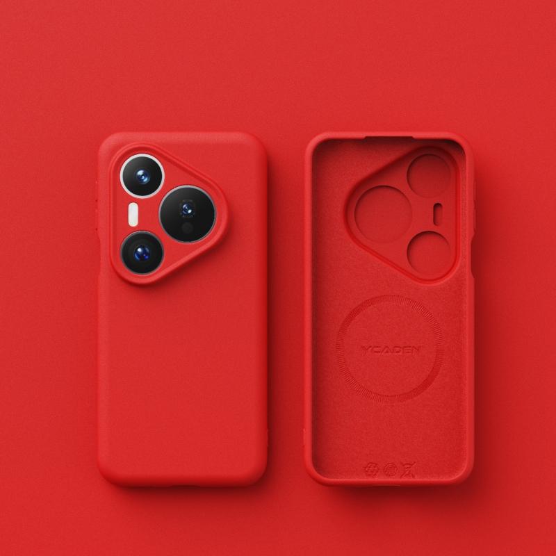 Soft Silicone Magsafe Magnetic Phone Case For HuaWei Pura 80 70 Mate 80 70 Air 60 50 Ultra Pro Max Frosted Wireless Charge Cover