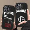 Dark Heavy Metal Rock P-PanteraS Band Phone Case For IPhone 11 12 13 14 15 16 Pro Max Plus Leather Cover