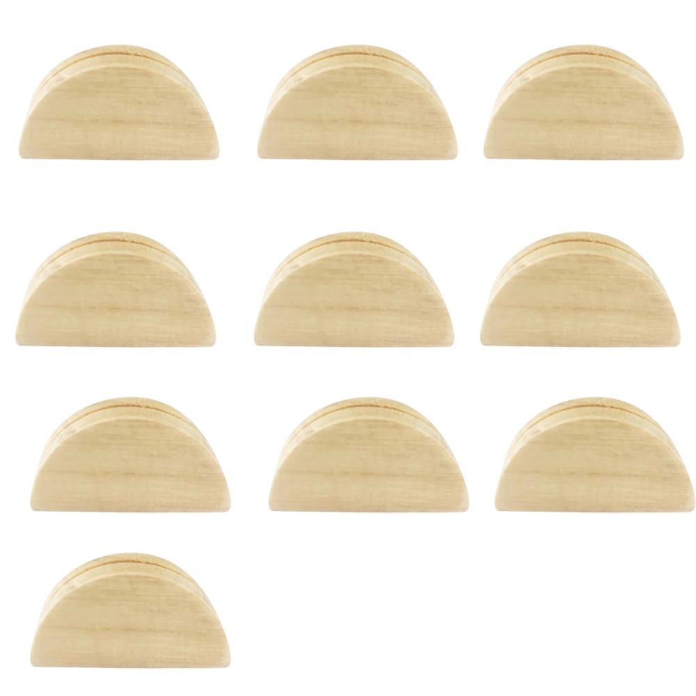 Natural Pine Wood Table Number Stands Multi-Shapes Table Name Holder Wedding Reception