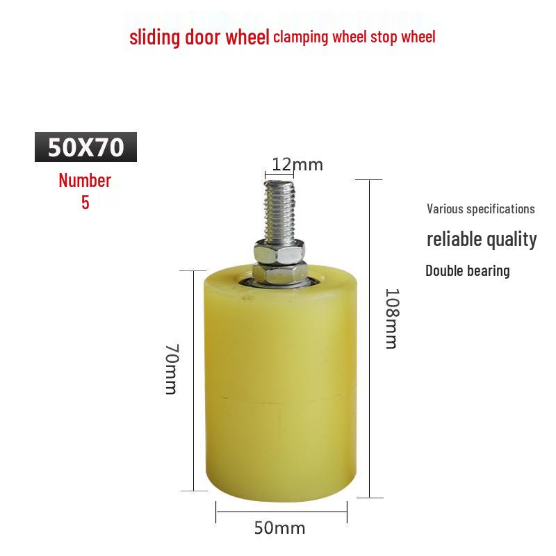 Nylonové kladkové kolečko posuvných dveří pro elektrickou dráhu a dopravníkový pás