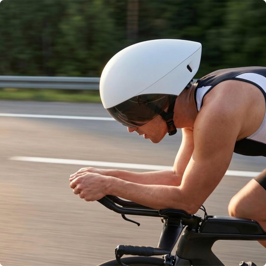 Helmet with Quick-Release Visor Lightweight Road Bike Matte