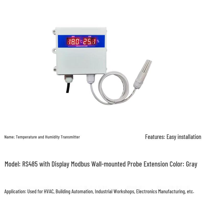 Fantexi RS485 Modbus Temperatur- und Feuchtigkeitssensor