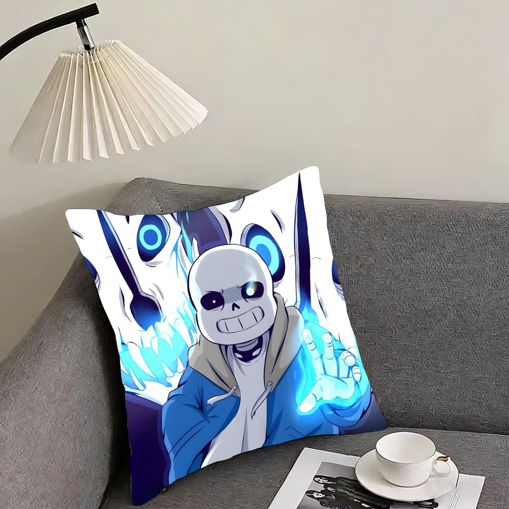 U-Undertale Game Cushion Cover Pillowcase Ultra Soft Skin Friendly Fabric Cloud Like Comfort & Concealed Zipper