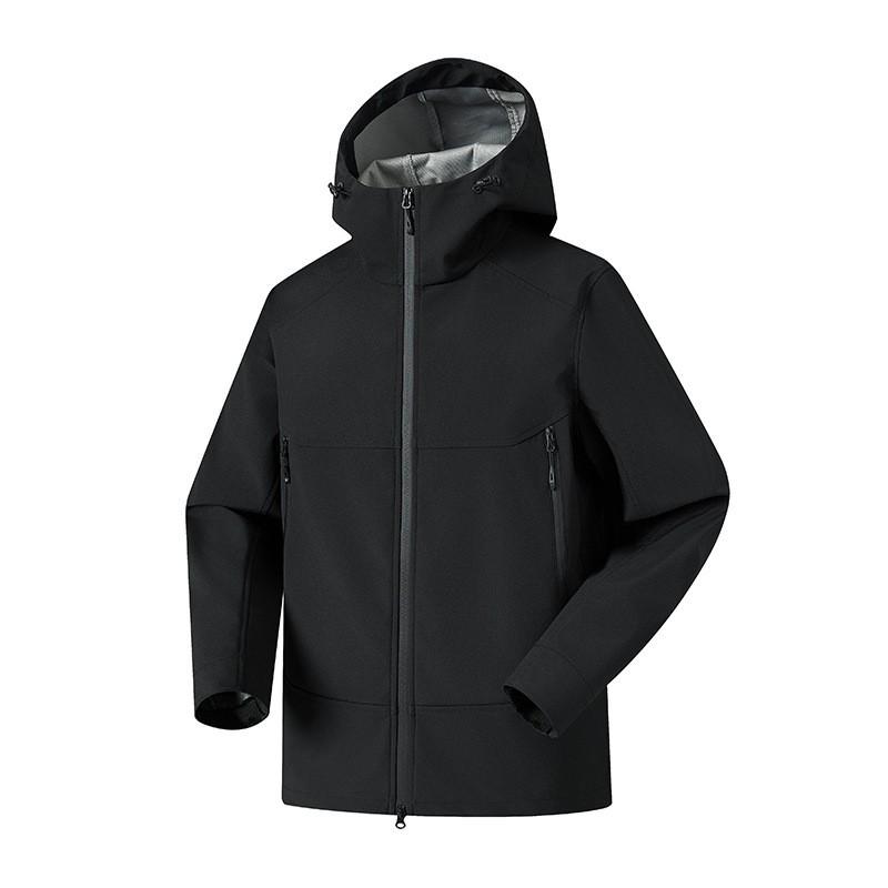 Unisex Softshell Jacket Hiking Camping Outdoor Travel Windproof Waterproof Breathable Hooded Lightweight Fall