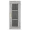 Wall Cabinet Gray Sonoma 34.5 x 34 x 90 cm