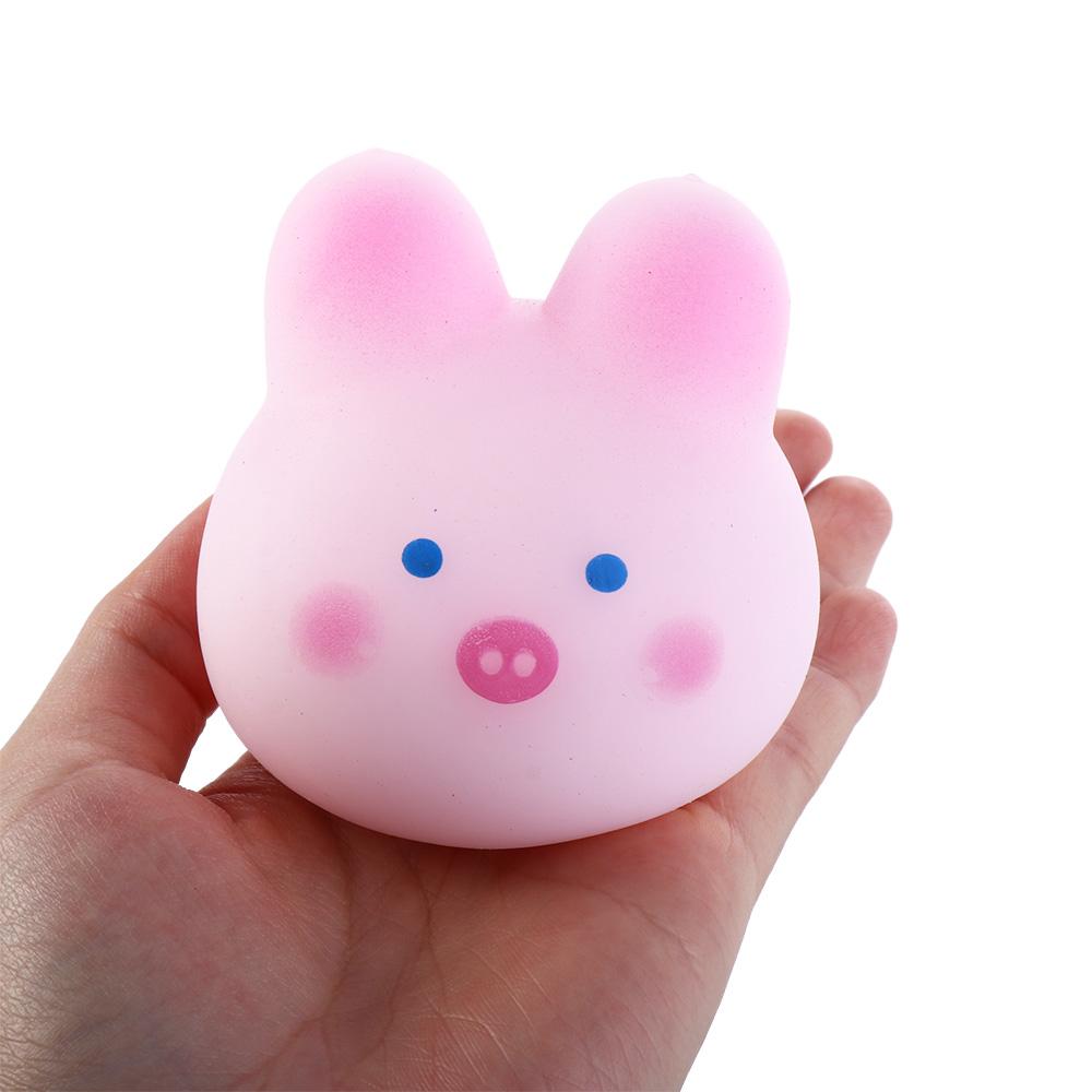 Mochi Squeeze Pinch Toy Pink Sakura Pig Vent Toys Cherry Blossom Pig Party Favors