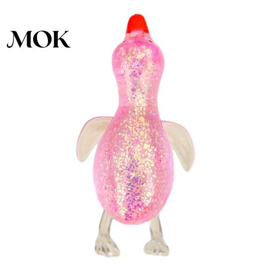 Compact Stress Relief Toy Glitter Cartoon Animal Sensory Fidget for Adults Kids Cute Pig Duck Relaxation Squeeze Turtle Easter Basket Stuffer Holiday