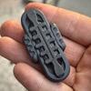 3D Print Exoskeleton Edc Fidget Spinner Magnetic Paragraph Push Card Mechanical Haptic Slider Decompression Fingertip Desk Toy