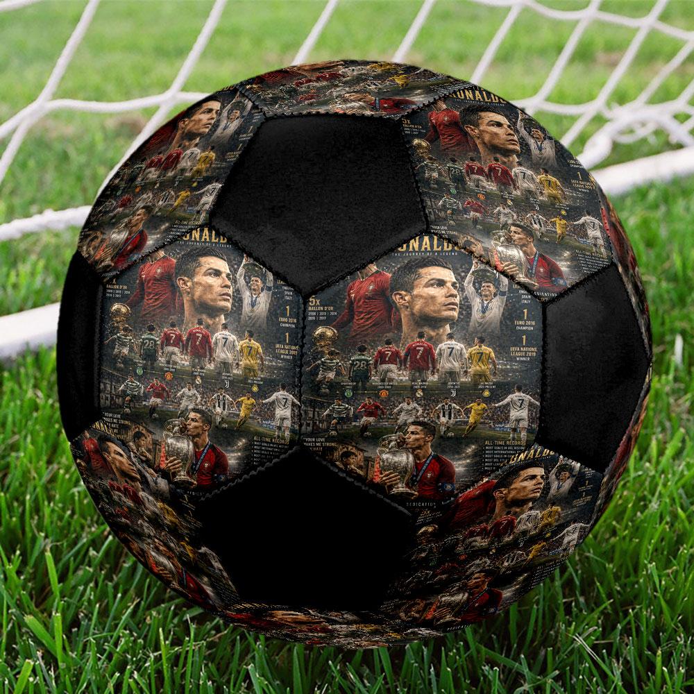 Size 5 Printed Football Resistant Outdoor Training Soccer Ball