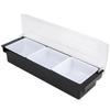 Seasoning Box with Lid Bar Condiment Holder Fruit Case Dispenser Milk Tea Shop Accessory3