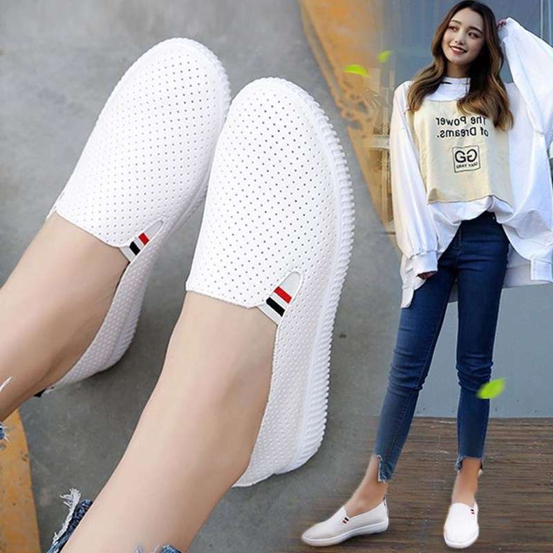 Forrest Gump shoes women's shoes 2025 new versatile women's sports shoes women's spring and summer mesh flat casual board shoes