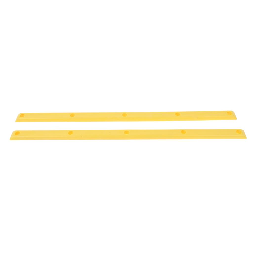1 Pair Longboard Skateboard Rails with Mounting Screws for Outdoor