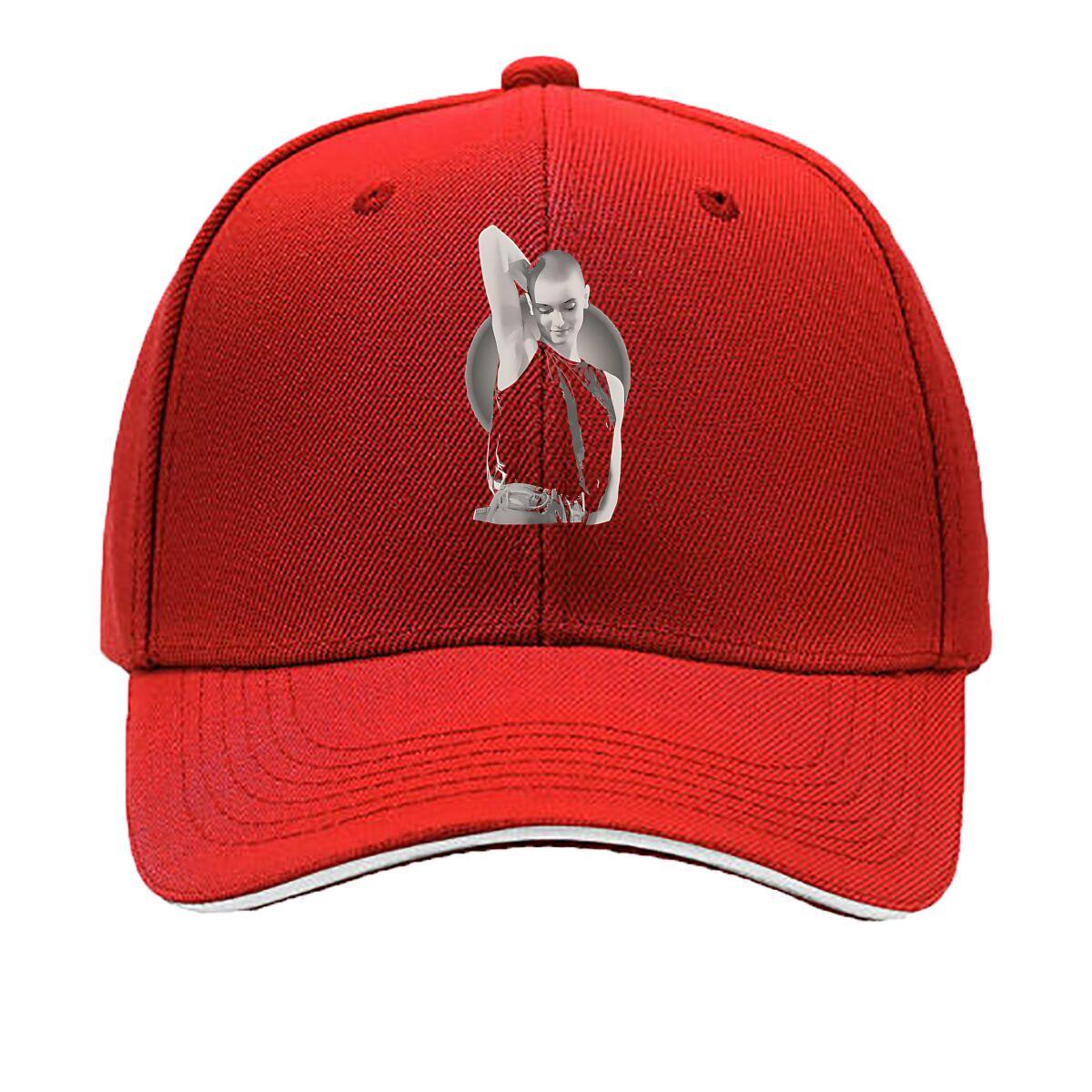 

Chic Pose Monochrome Style Hip Hop hat Fashion Outdoor Sports Sandwich Baseball Cap One Size красный