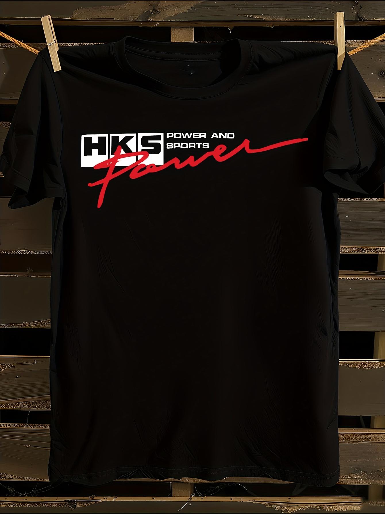 HKS POWER Anime Tshirt Anime-Inspired Graphic Tshirt XXL