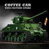 WWII US Army M4 Tank Construction Blocks Puzzle Playthings Collectors M26 Panzer MOC Bricks Military Model Kits Adult Children Birth Date Gifts