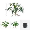 Green Plant Artificial Leaf Wall Decor With Durable Materials For Indoor Garden And Home Office Decor