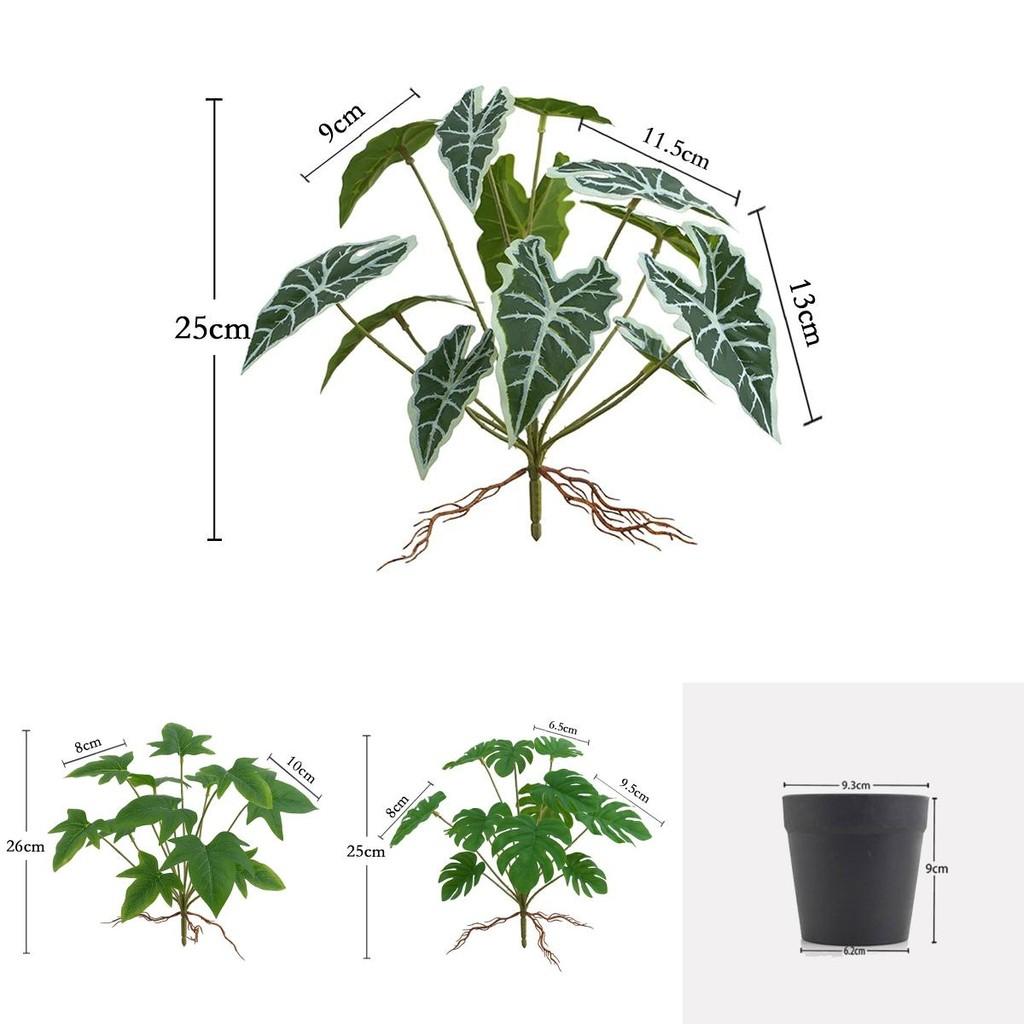 Green Plant Artificial Leaf Wall Decor With Durable Materials For Indoor Garden And Home Office Decor