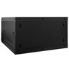 Network Cabinet with Storage Black 53 x 60 x 30 cm Steel