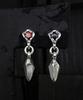 Sterlingworth Icy Indiej-D2 Natural Stone Silver Earrings