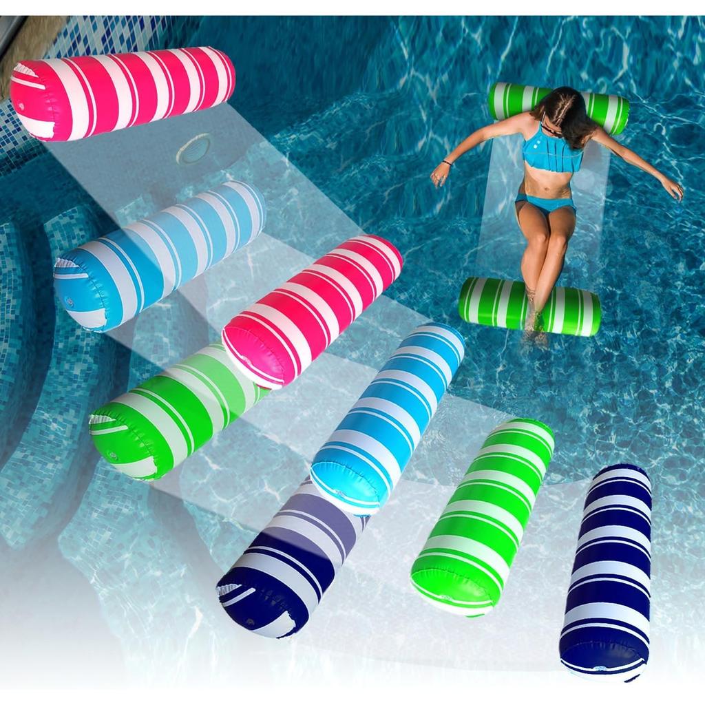 Inflatable Pool Floats Adult Size Water Hammock,Floats for Swimming Pool,4-in-1 Multi-Purpose Pool Floating Toys,Pool Rafts Lounge Chairs