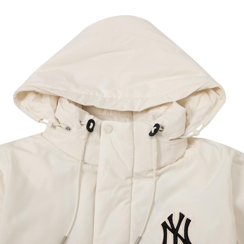 New MLB Basic Series Down Jacket Cropped Men's White 3ADJB1126-50CRS
