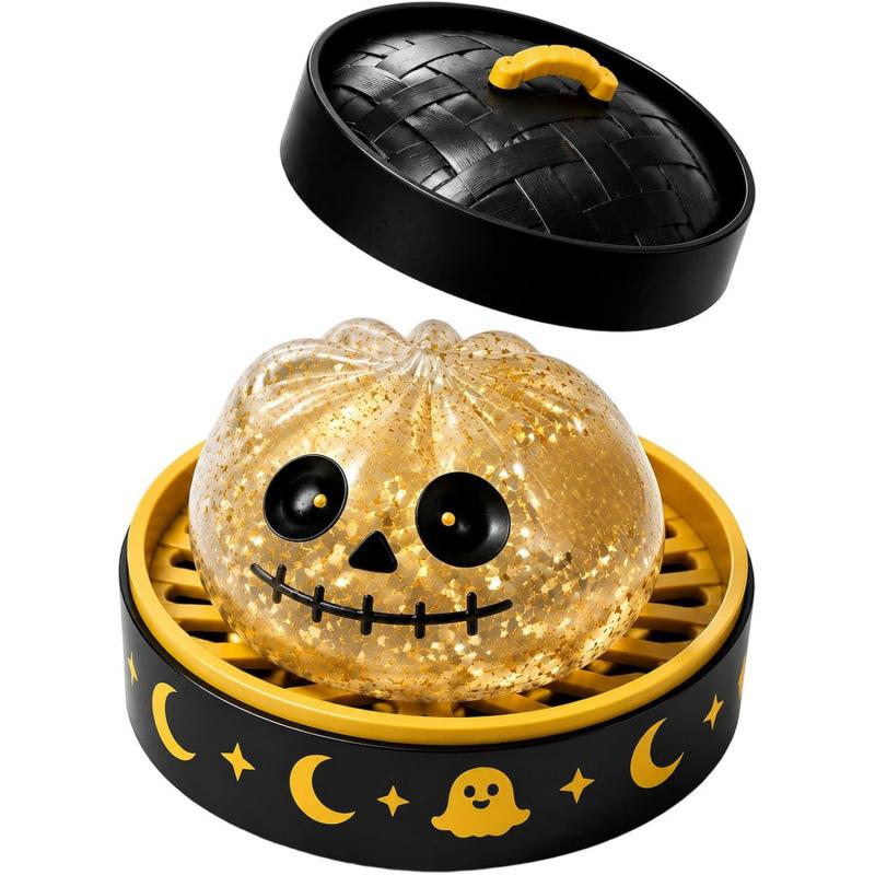 Ghost Bun Squishy Toy Maltose Stress Relief Halloween Gift Creative Decompression Toy Birthday Gift Set