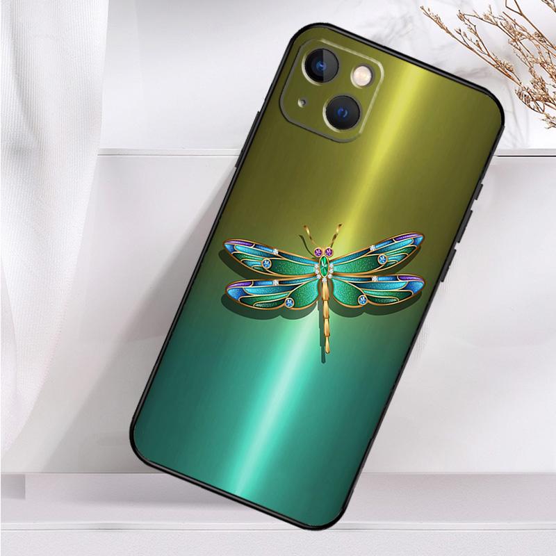 Dragonfly Shockproof Case For iPhone 17 15 16 Pro Max 11 14 Plus 12 13 Mini 16e 17 Air Phone Cover