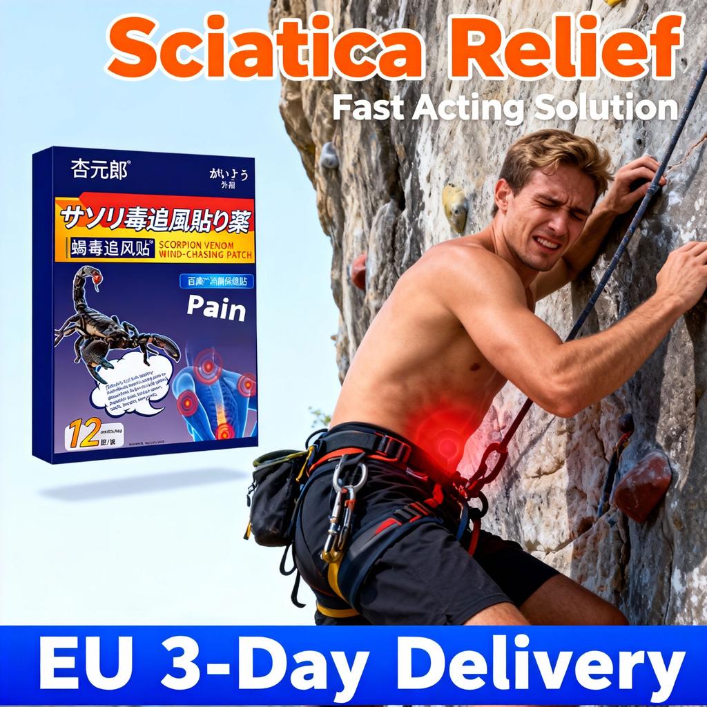 Long-Lasting Sciatica Relief Patch - Organic Herbal Gentle Nourish