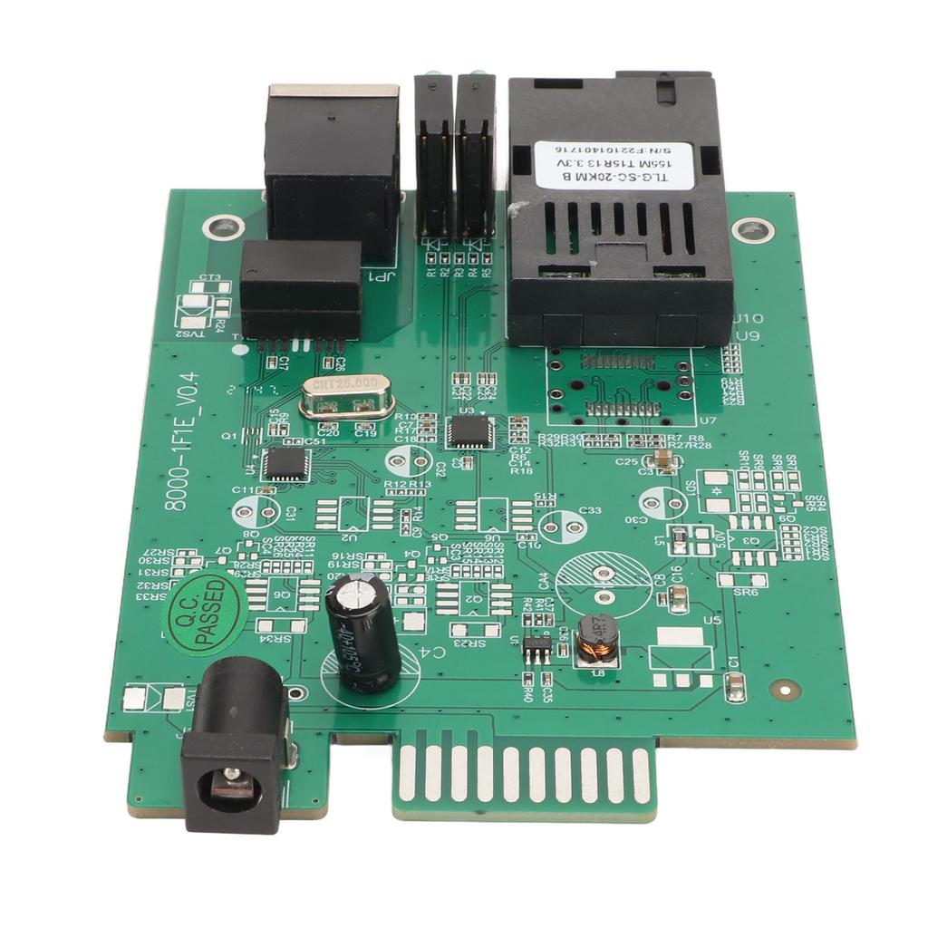 SC Fiber Ethernet Transceiver 100 Mbps Tx1550nm Rx1310nm Single Fiber Singlemode RJ 45 Port Fiber To Ethernet Converter